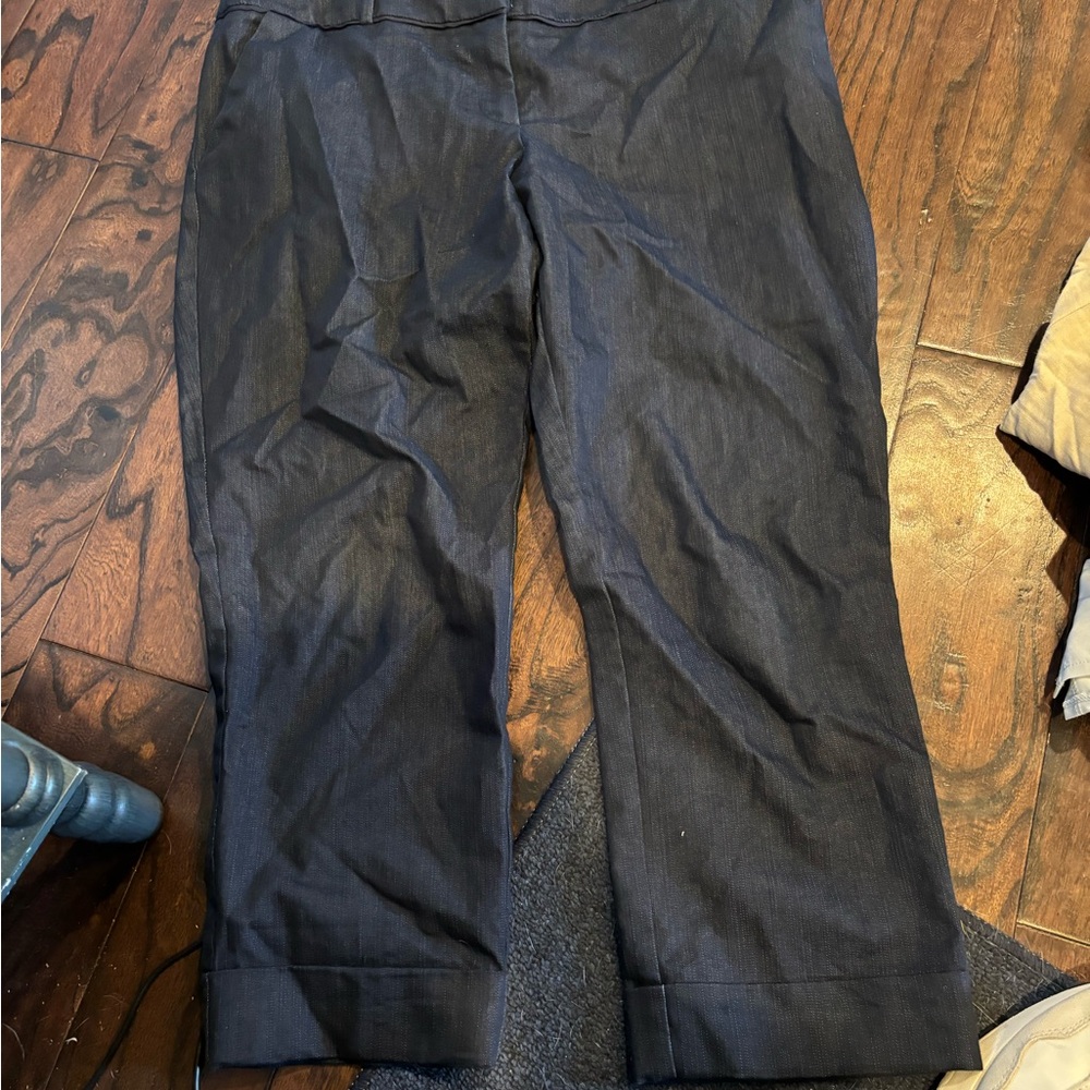 Black Cropped Pants